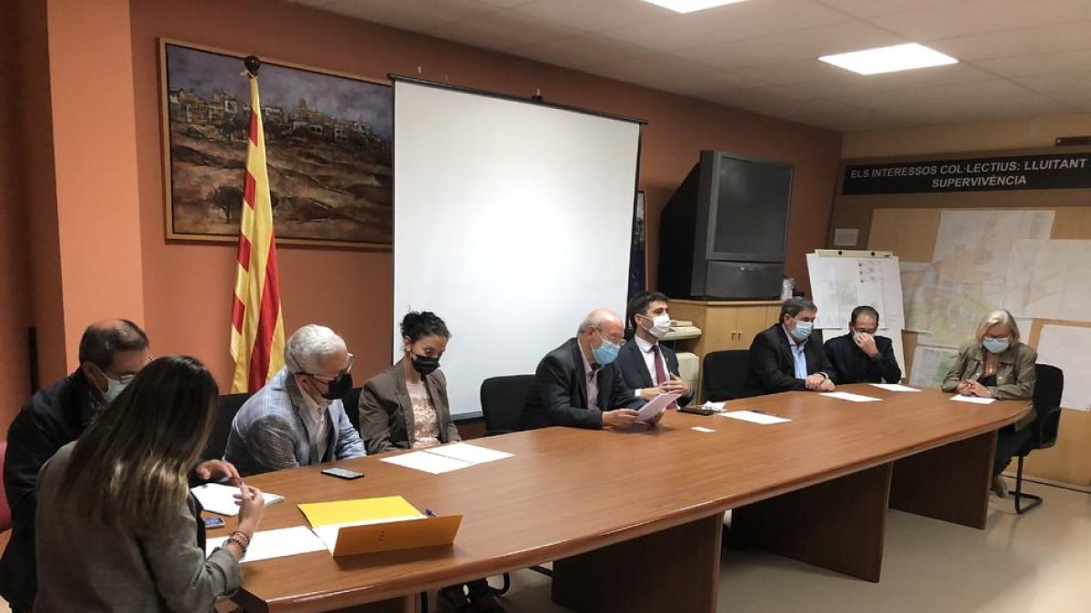 El pleno de renuncia de Josep Regué como alcalde de Cubells.