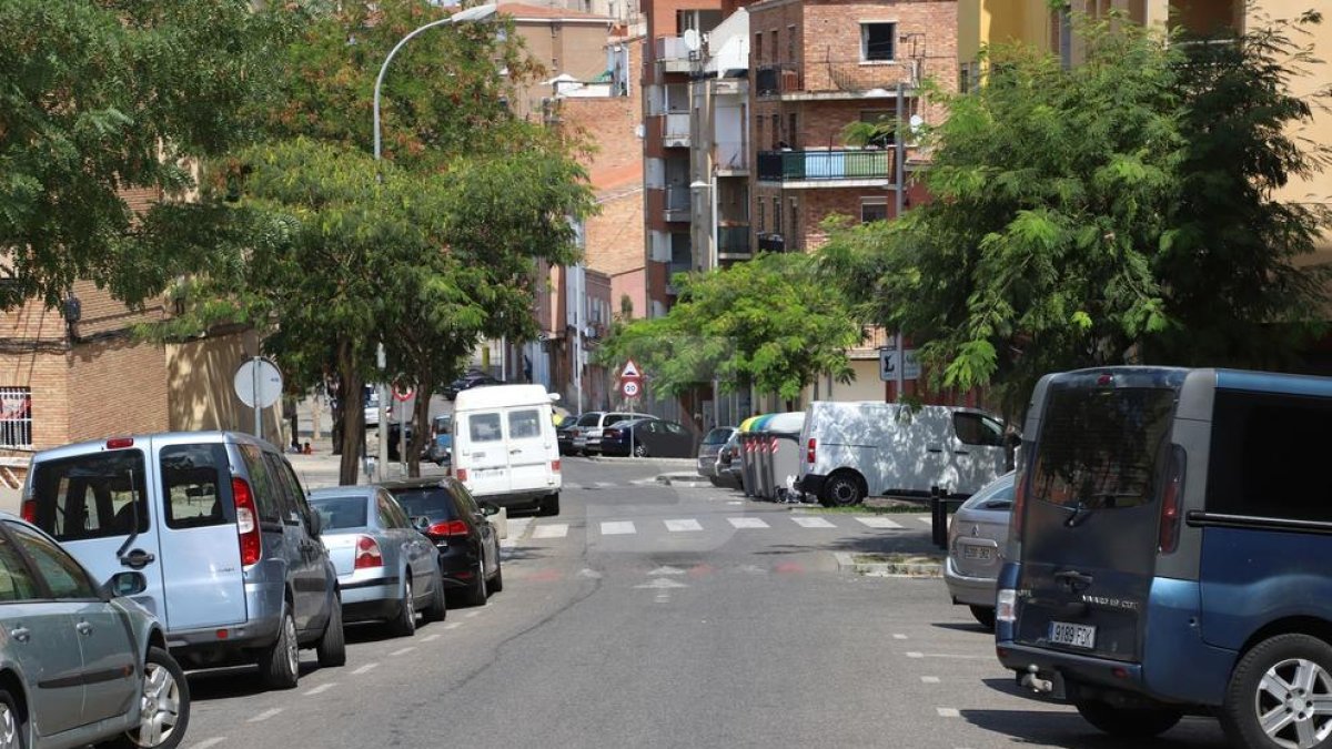La calle Júpiter de Lleida.