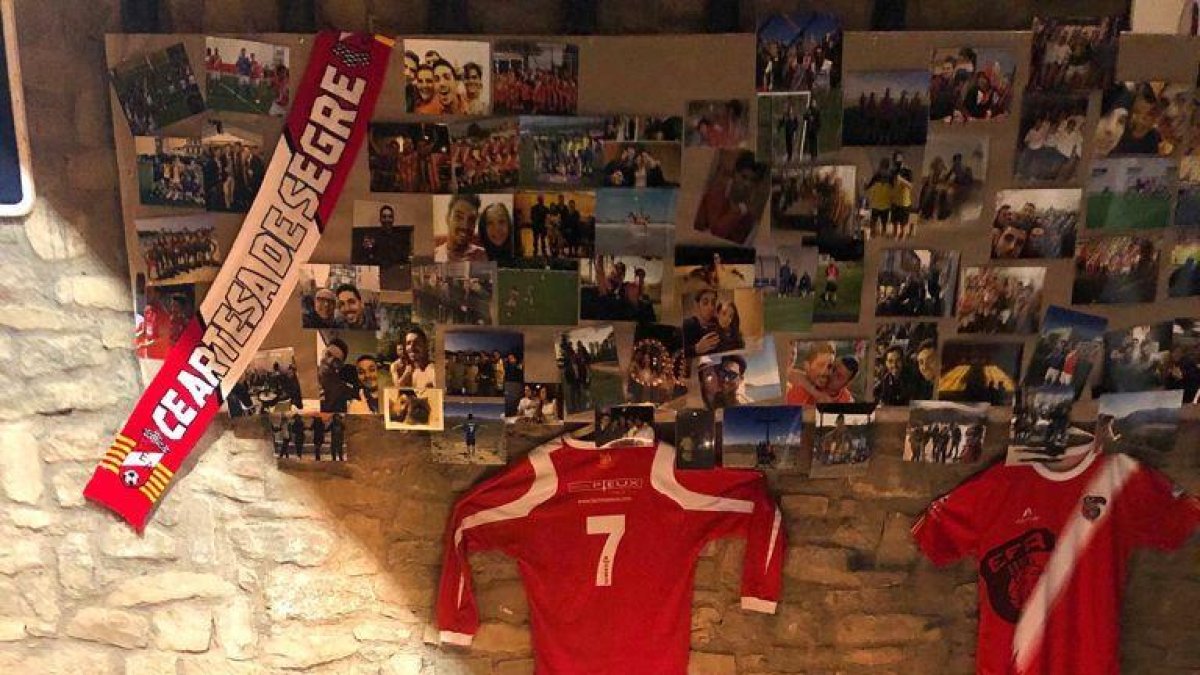 Mural d’homenatge i record per a Joel Bertran.