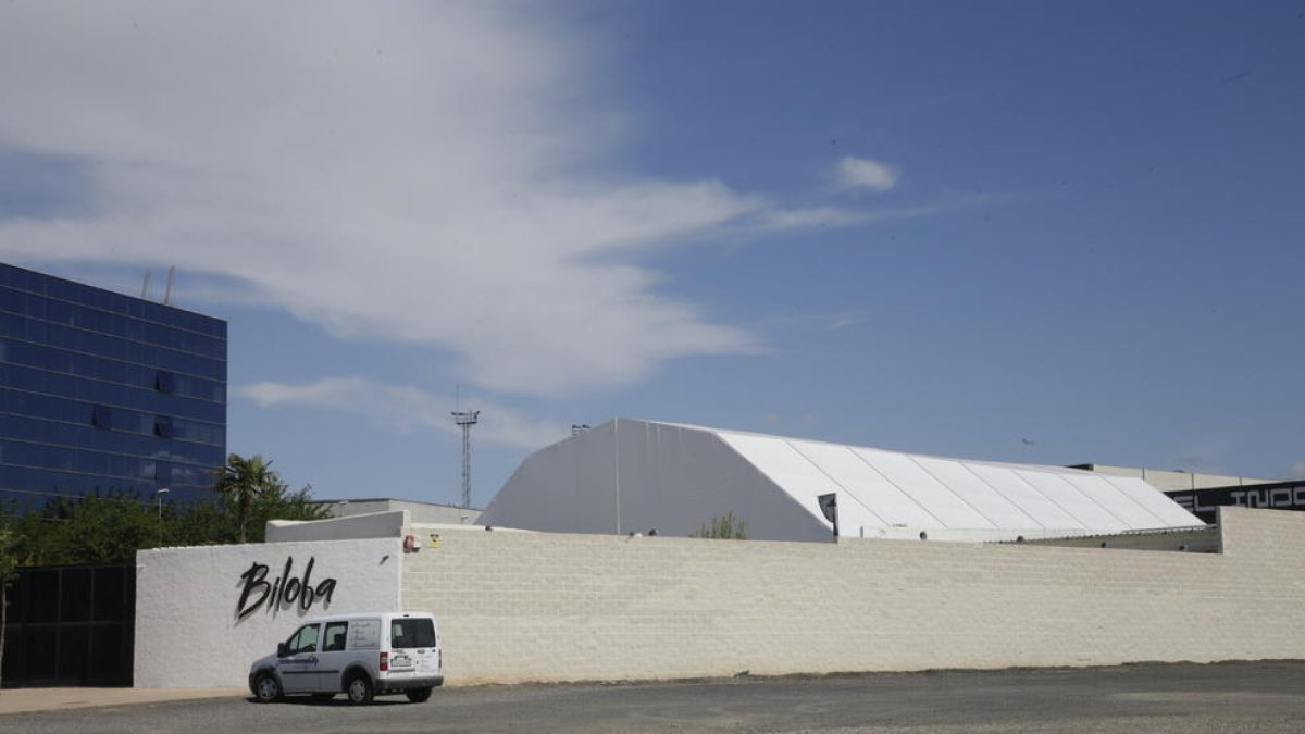 Imagen del exterior de la discoteca Biloba.