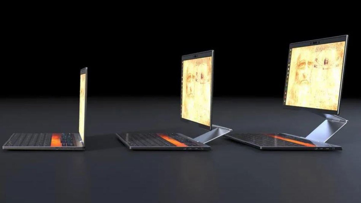 Un portàtil de sobretaula