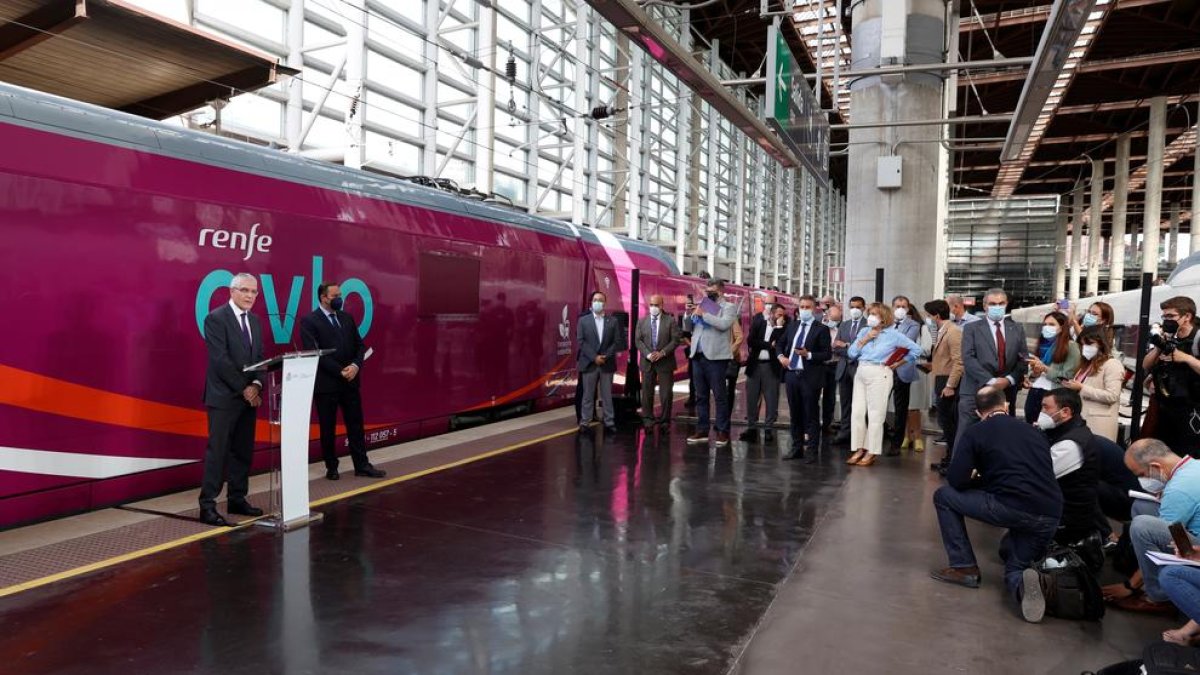 Renfe estrena l'Avlo, amb parada a Lleida, amb pràcticament un 100% d'ocupació
