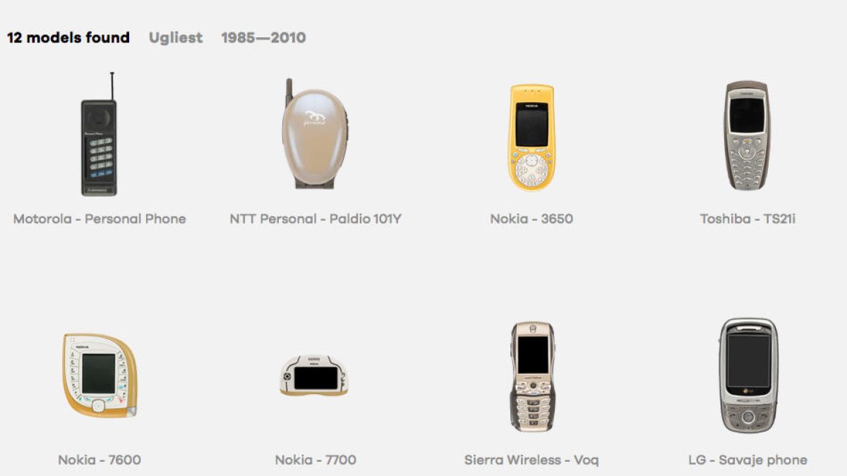 Se inaugura el mayor museo virtual de teléfonos móviles, con más de 2.000 modelos de 200 marcas