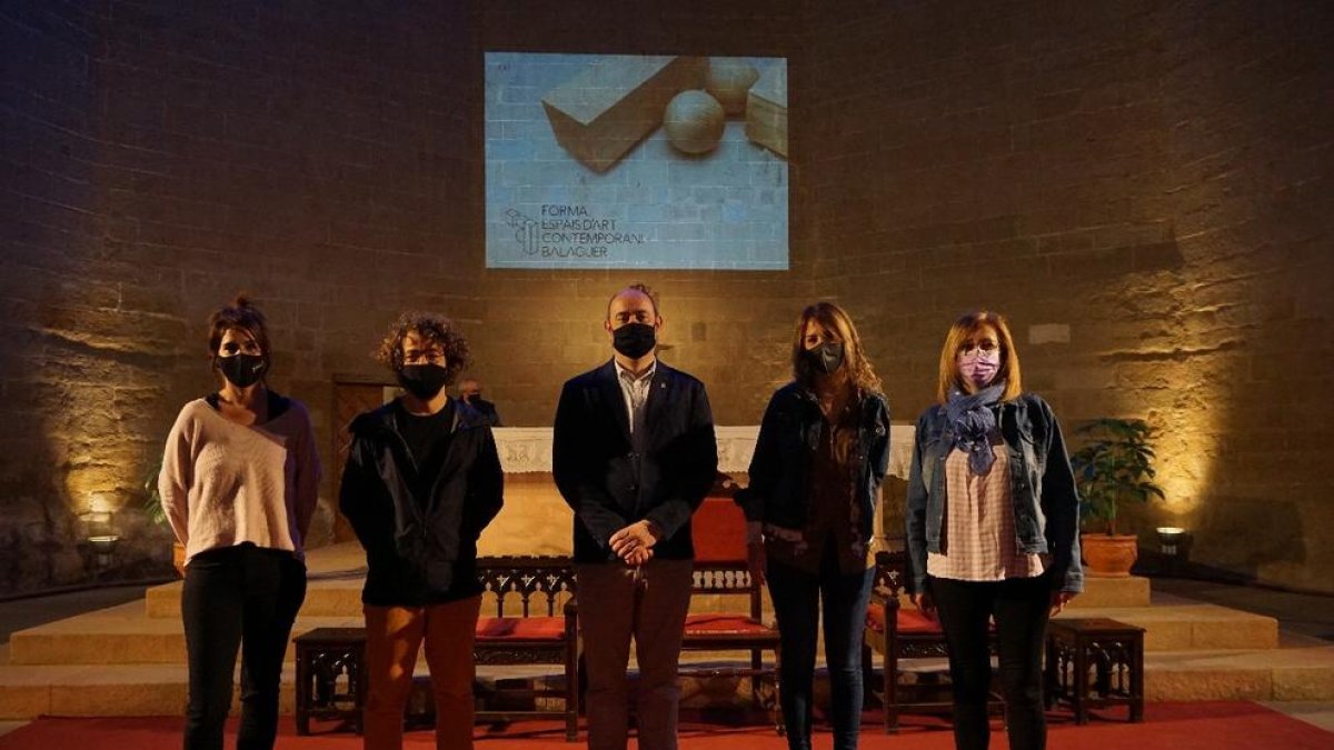 Presentació ahir de ‘Forma Balaguer’, a l’església de Santa Maria.