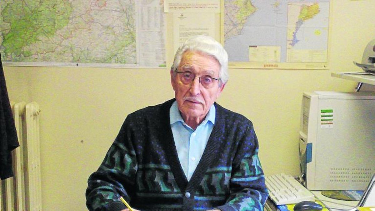 Josep Pueyo i Ferrer, que murió ayer, en una imagen de 2013.