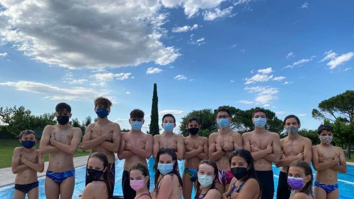 El CN Lleida acudeix al Català aleví d'estiu amb setze nadadors