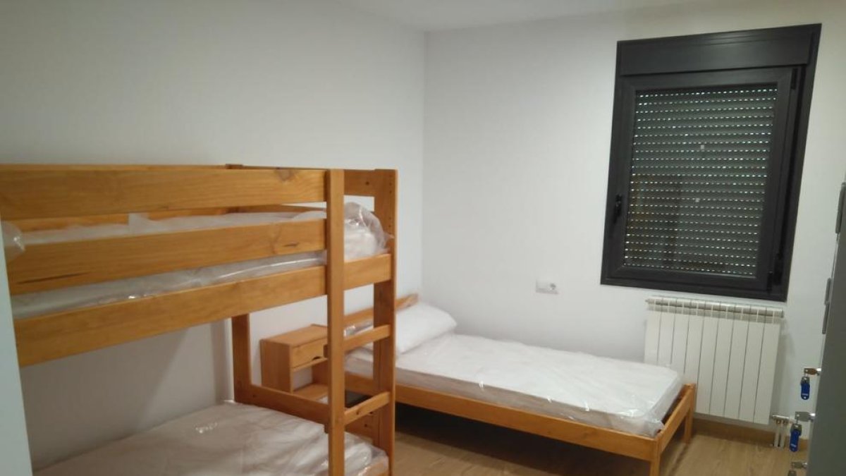 Les dependències del nou alberg ja estan preparades.