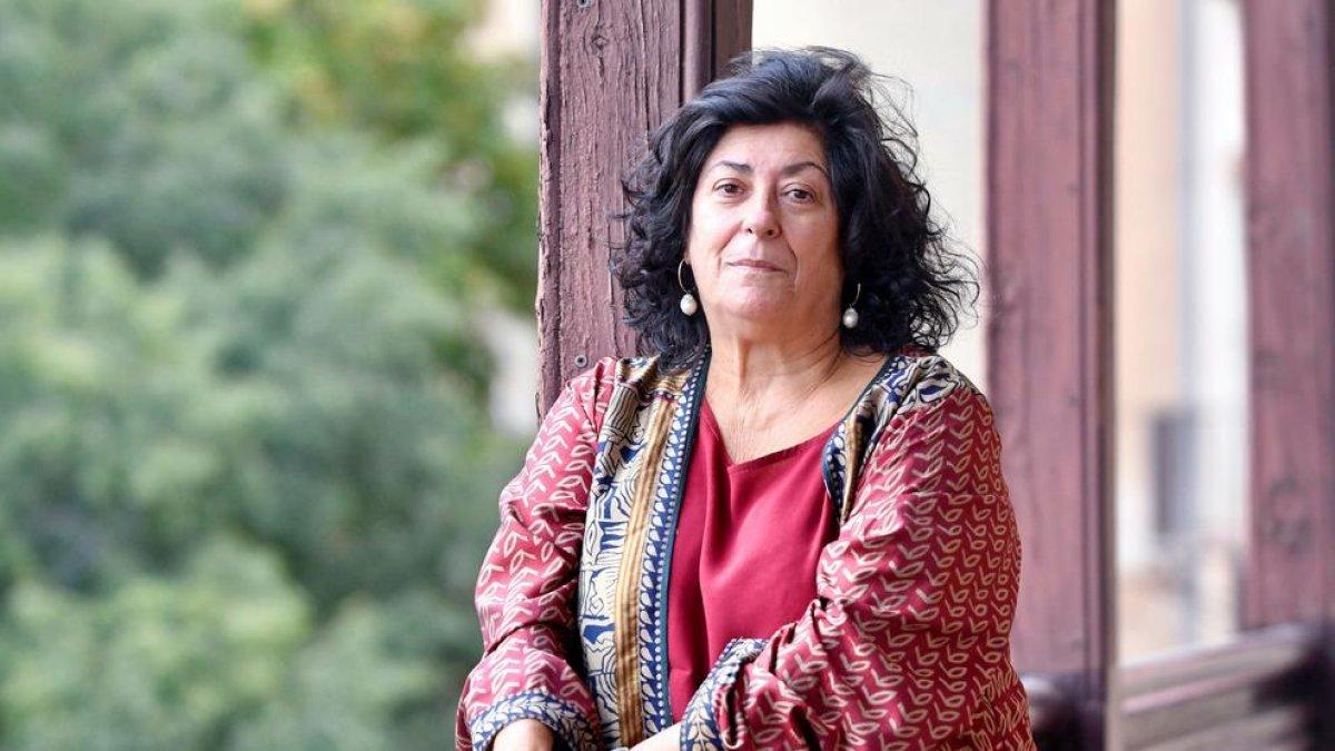 Almudena Grandes, el setembre del 2020 a Segòvia.