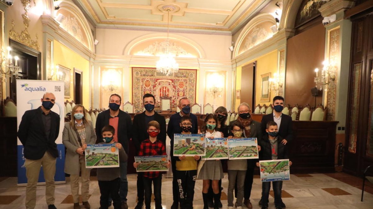 Entrega de premios del concurso de dibujo infantil de Aqualia en Lleida