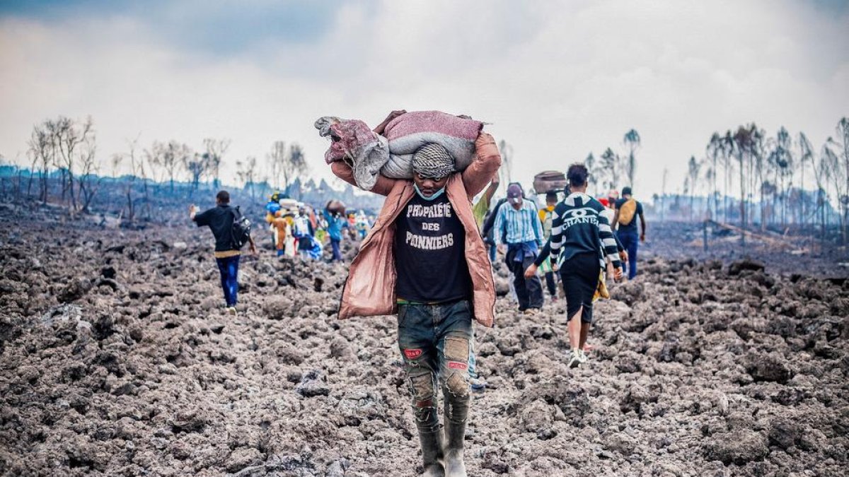 Alerta de erupción de un volcán en Congo