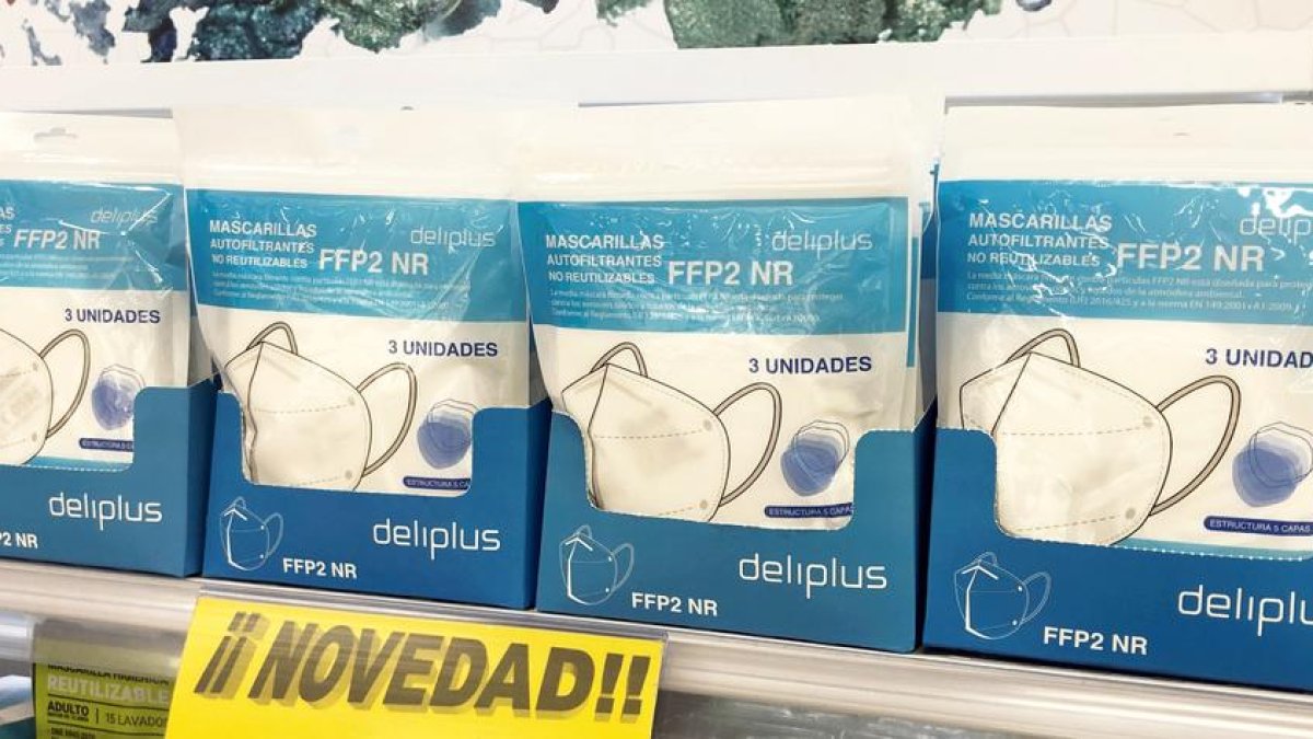 Mercadona inicia la venta de mascarillas FFP2 en sus supermercados