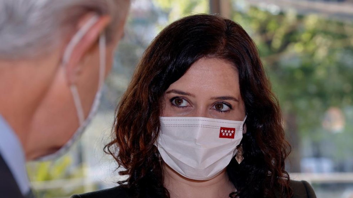 La presidenta de la Comunitat de Madrid, Isabel Díaz Ayuso.