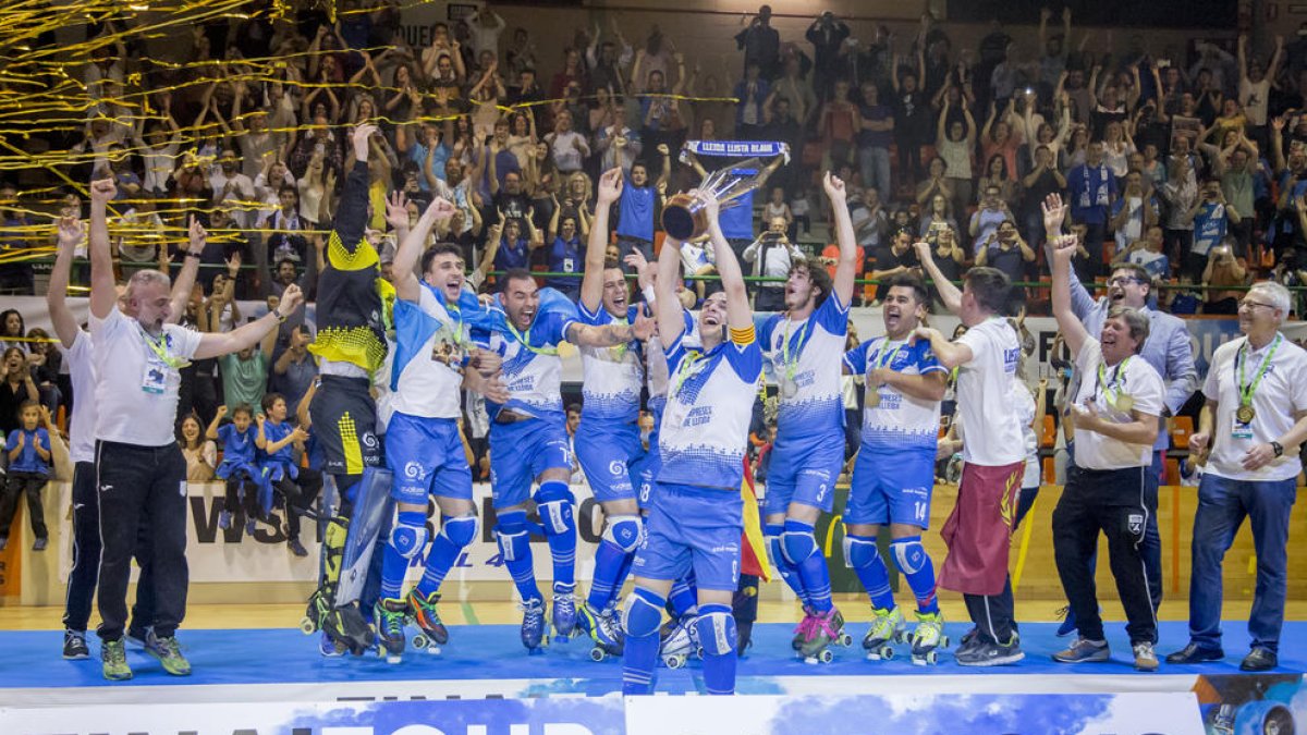 El Lleida Llista ha celebrat dos títols europeus a la seua pista del pavelló Onze de Setembre i encara és l’actual campió.