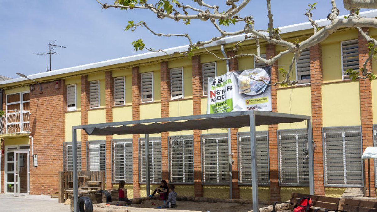 L’escola de Sant Ramon, una de les afectades.