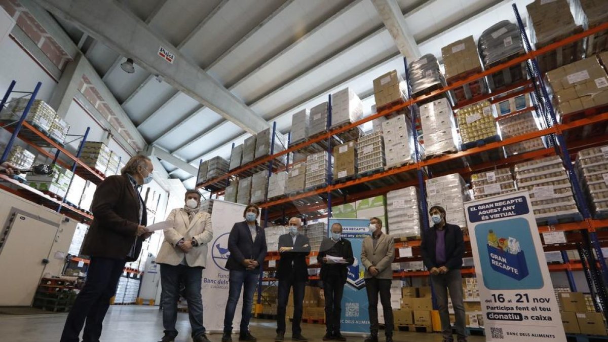 El acto de presentación del 'Gran Recapte'.