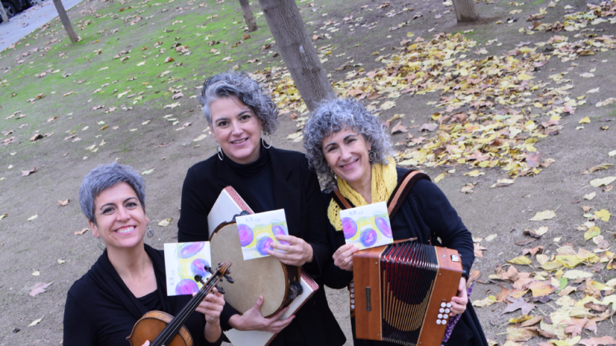 Raquel García, Montserrat Canela i Montse Nicuesa formen el trio.