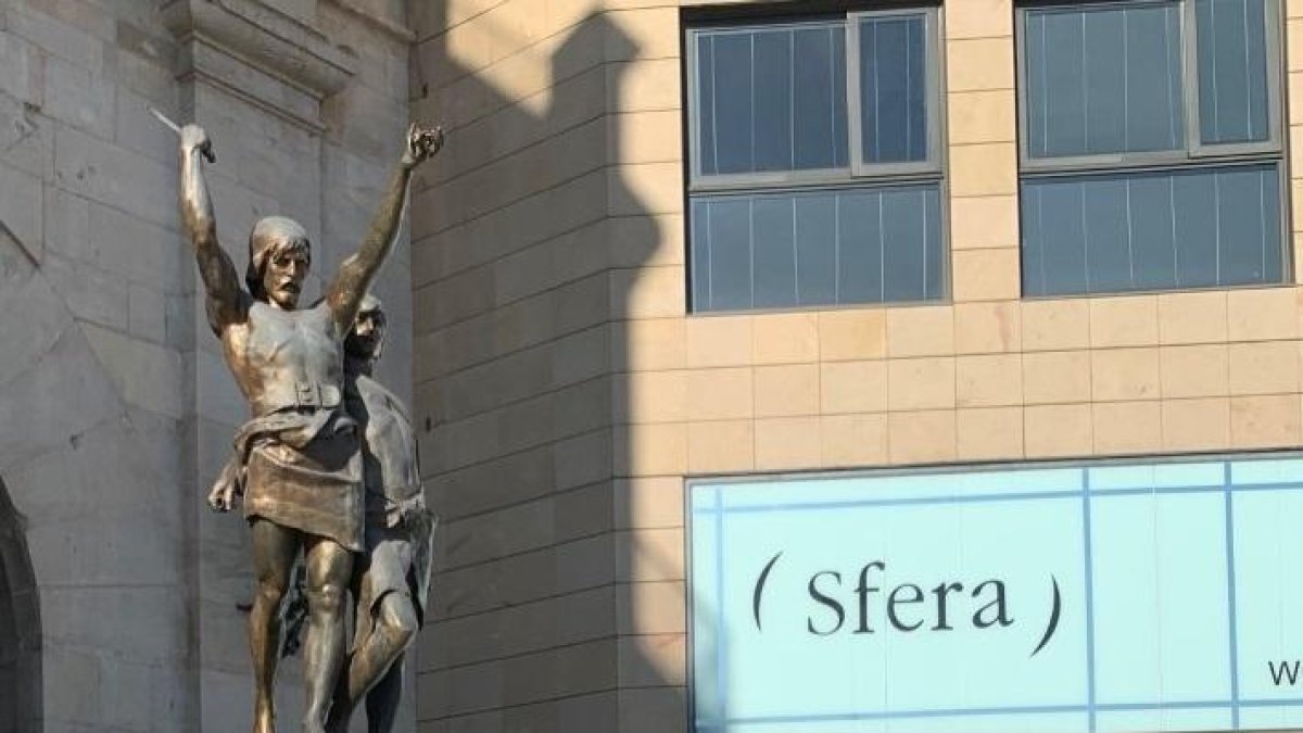 La escultura de Indíbil y Mandoni será restaurada próximamente en Barcelona