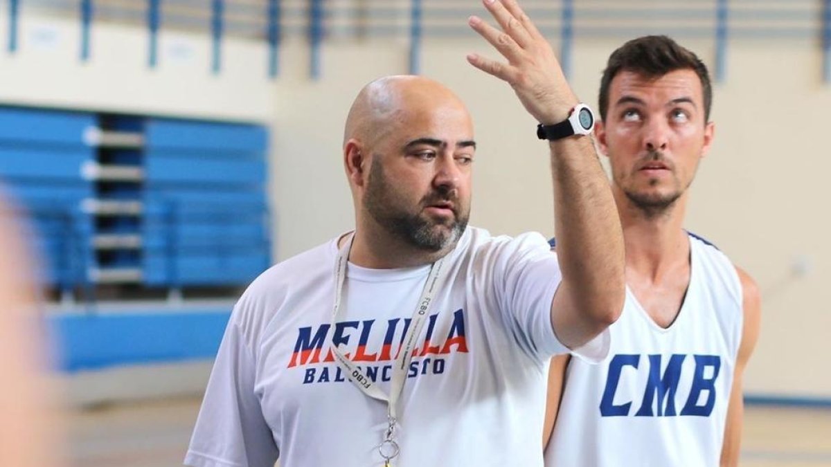 Jordi Ribas, durant la seua etapa al Melilla Bàsquet.