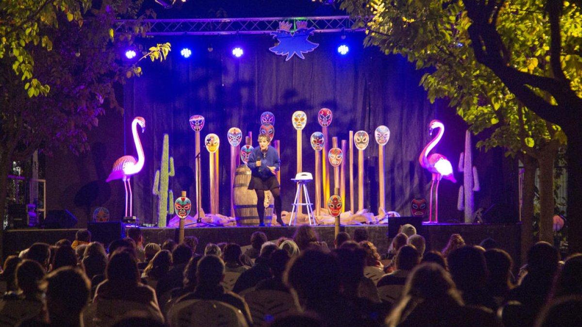 Raquel Hervás, la tarda de monòlegs de dissabte passat.