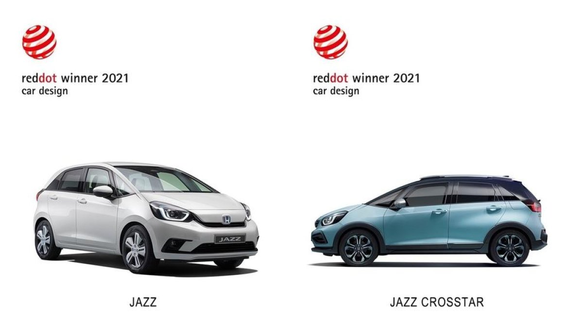 Els Honda Jazz e:HEV i Honda Crosstar e:HEV reben els Premis Red Dot 2021