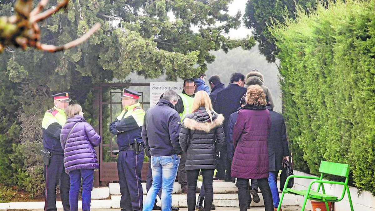 Reconstrucció dels fets a les Borges el desembre del 2018.