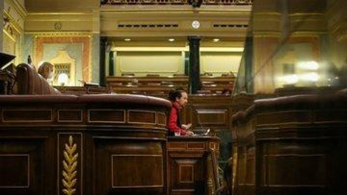 Un momento de la sesión en el Congreso.