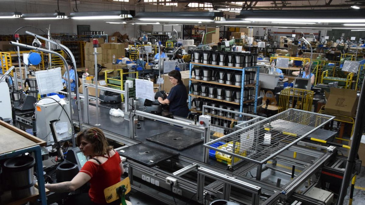 Las instalaciones de la compañía de pequeños electrodomésticos en Oliana.