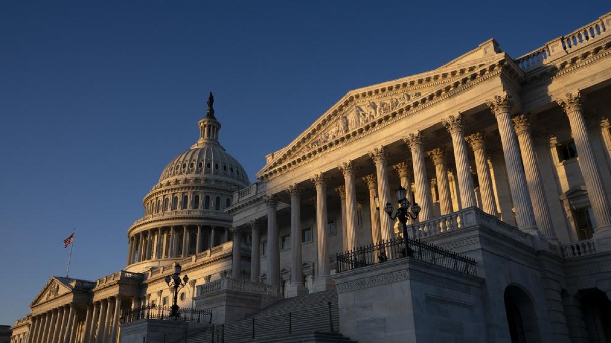 Imagen de la fachada del Capitolio, en Washington.