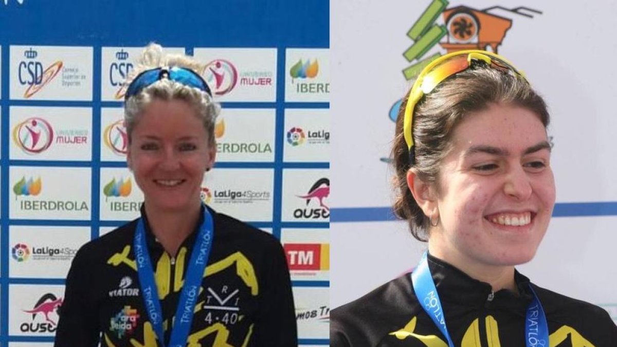 Núria Duch y Alba Bellostas, medallistas en Soria.