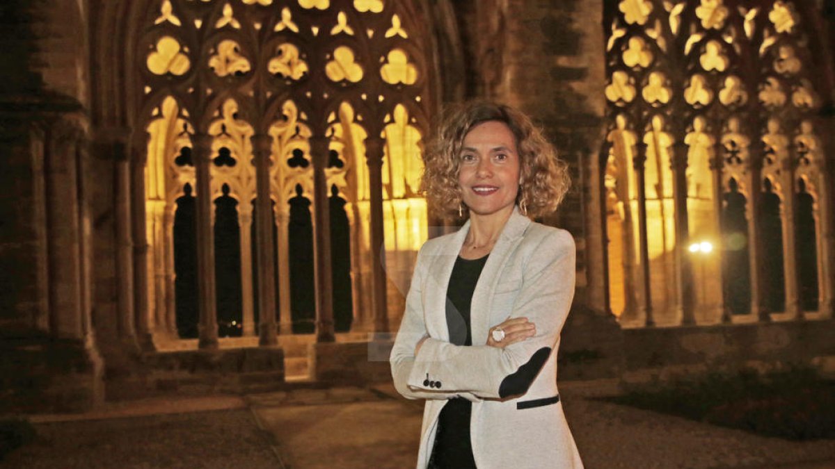 La ministra Meritxell Batet, en una visita reciente a Lleida.