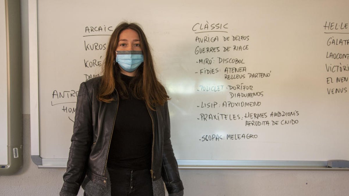 El punto de vacunación con AstraZeneca en Tàrrega.