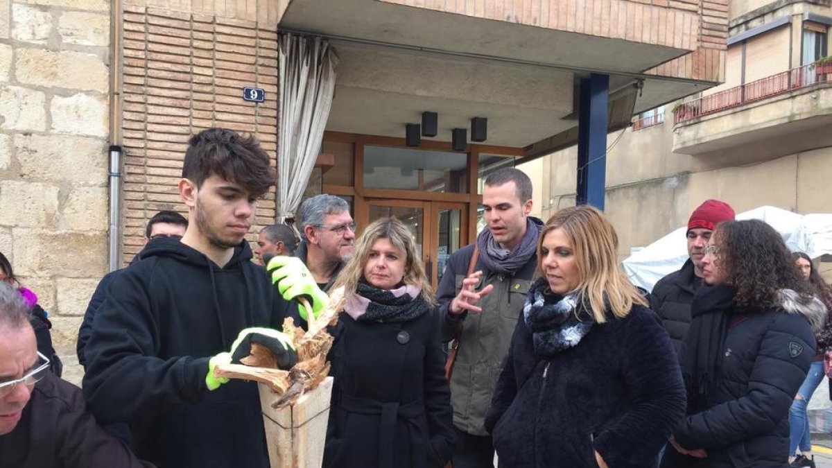 Las fallas se promocionaron en L’Espluga de Francolí.