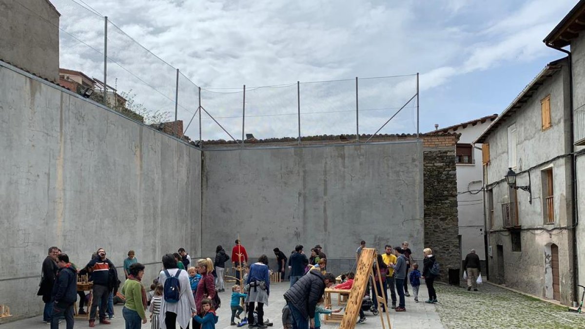 La jornada de juegos que se celebró ayer en Vilaller.