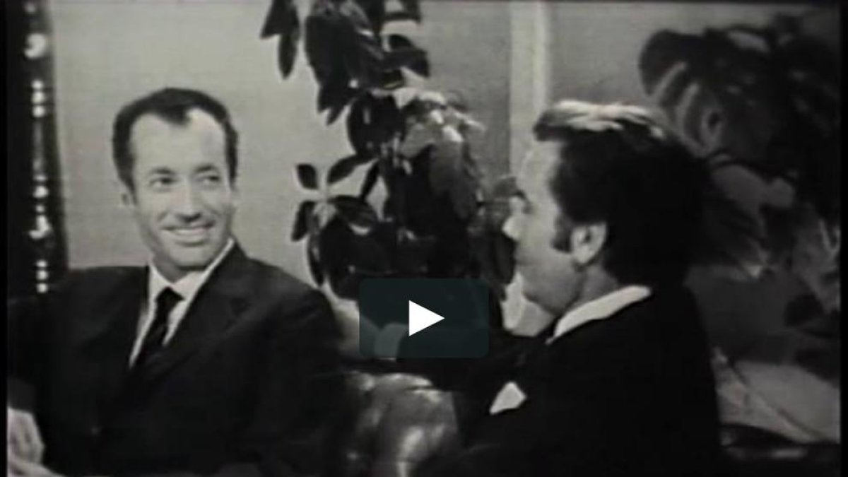 Federico Gallo con el Dr. Barraquer.