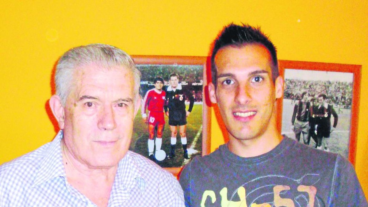 Andreu Molina Segovia i Xavier Estrada Fernández, els dos únics lleidatans que han xiulat a Primera.