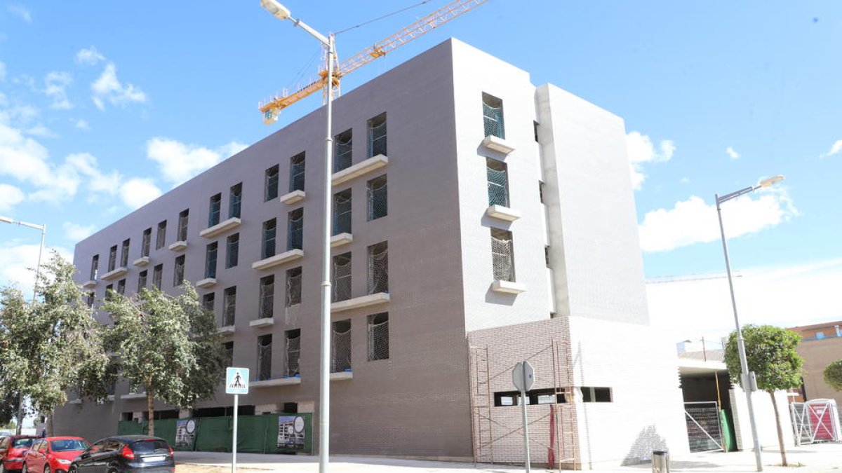 Imatge d’arxiu d’una nova promoció d’habitatges al barri de Pardinyes.