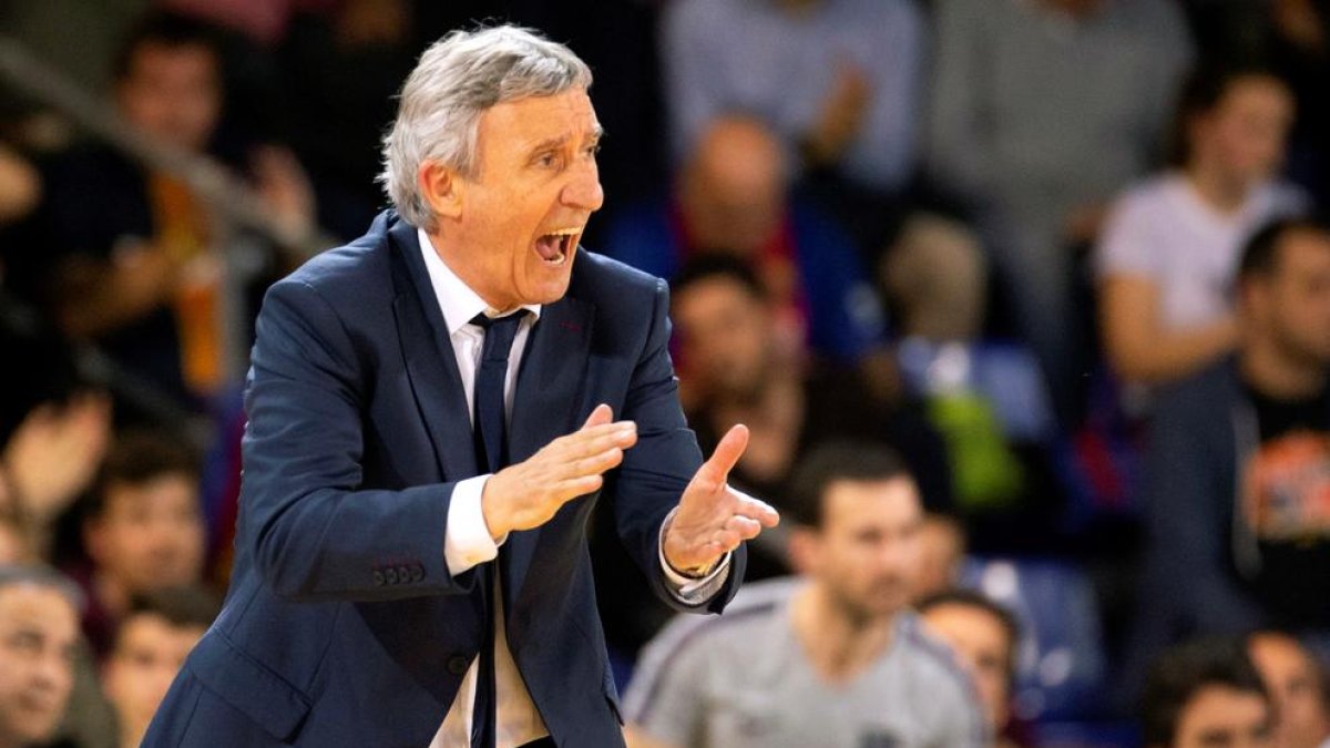 Pesic, en una acción del partido de ayer.