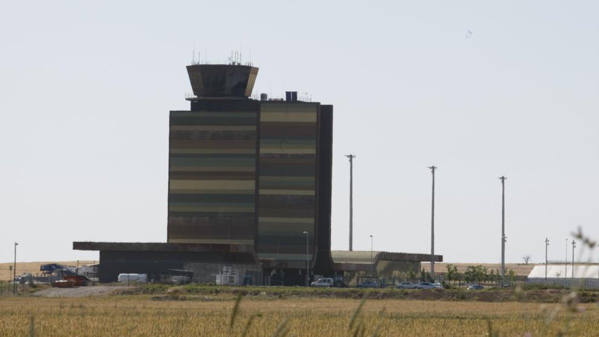 Imatge d’arxiu de l’aeroport de Lleida-Alguaire.