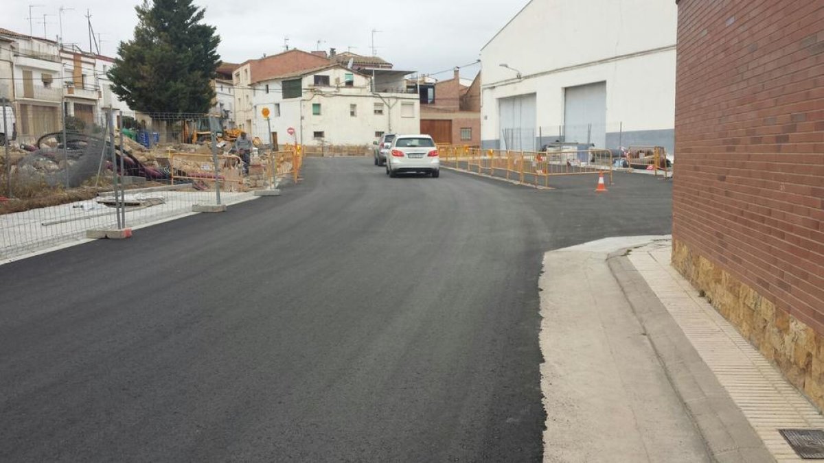 Las obras de mejora de la céntrica plaza y calles adyacentes.