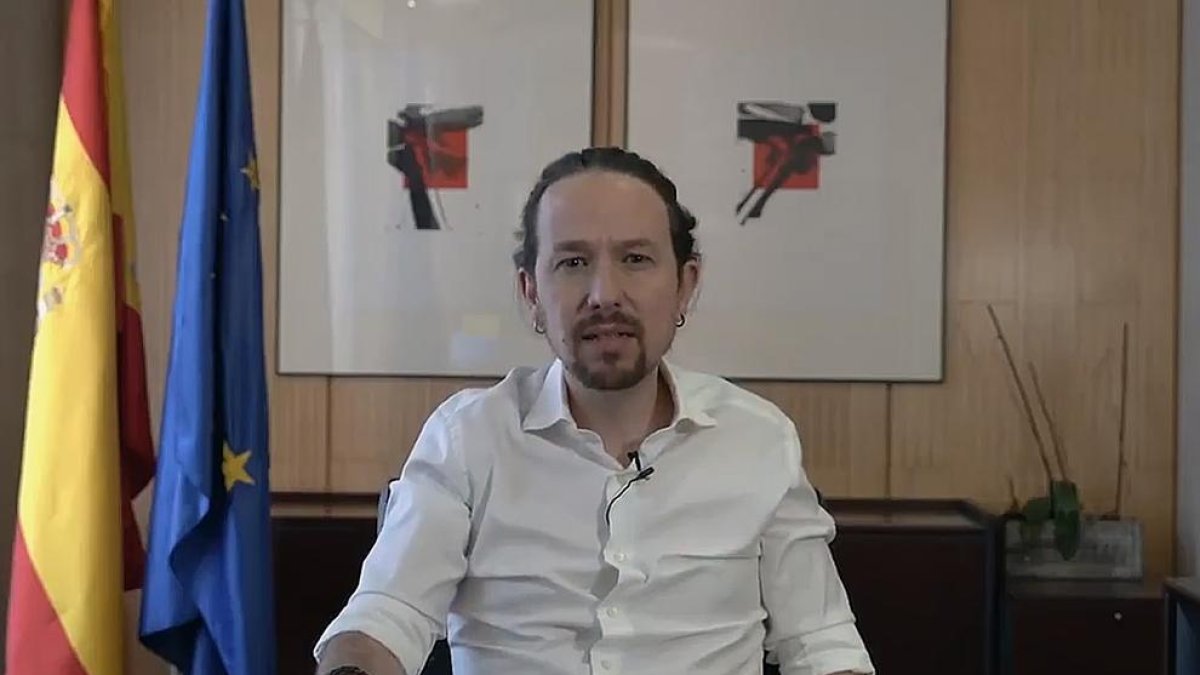 Pablo Iglesias hizo el anuncio por sorpresa a través de este vídeo.