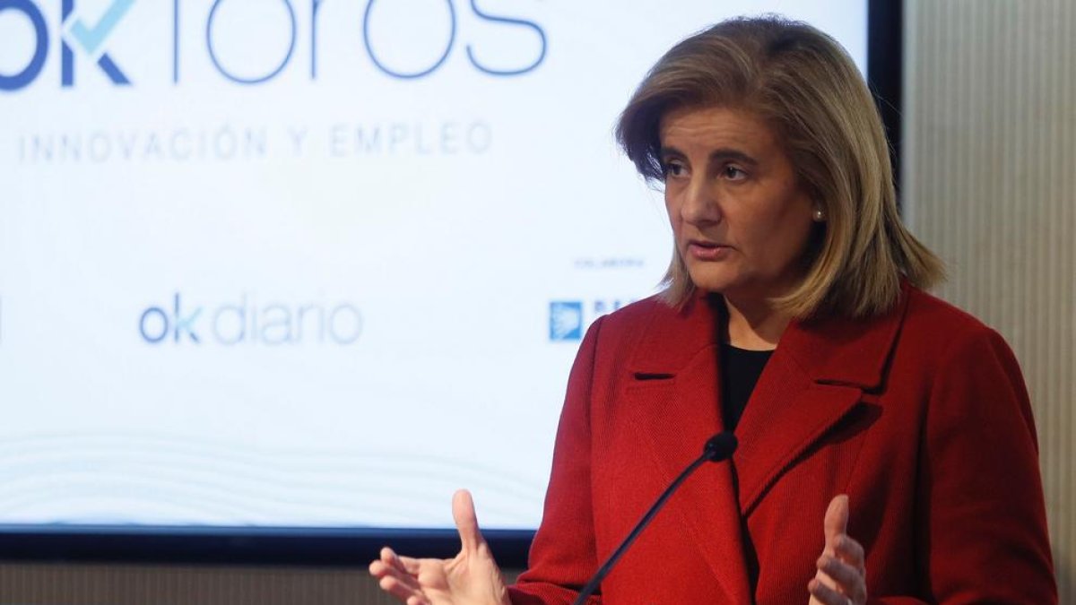 La ministra d’Ocupació i Seguretat Social, Fátima Báñez.
