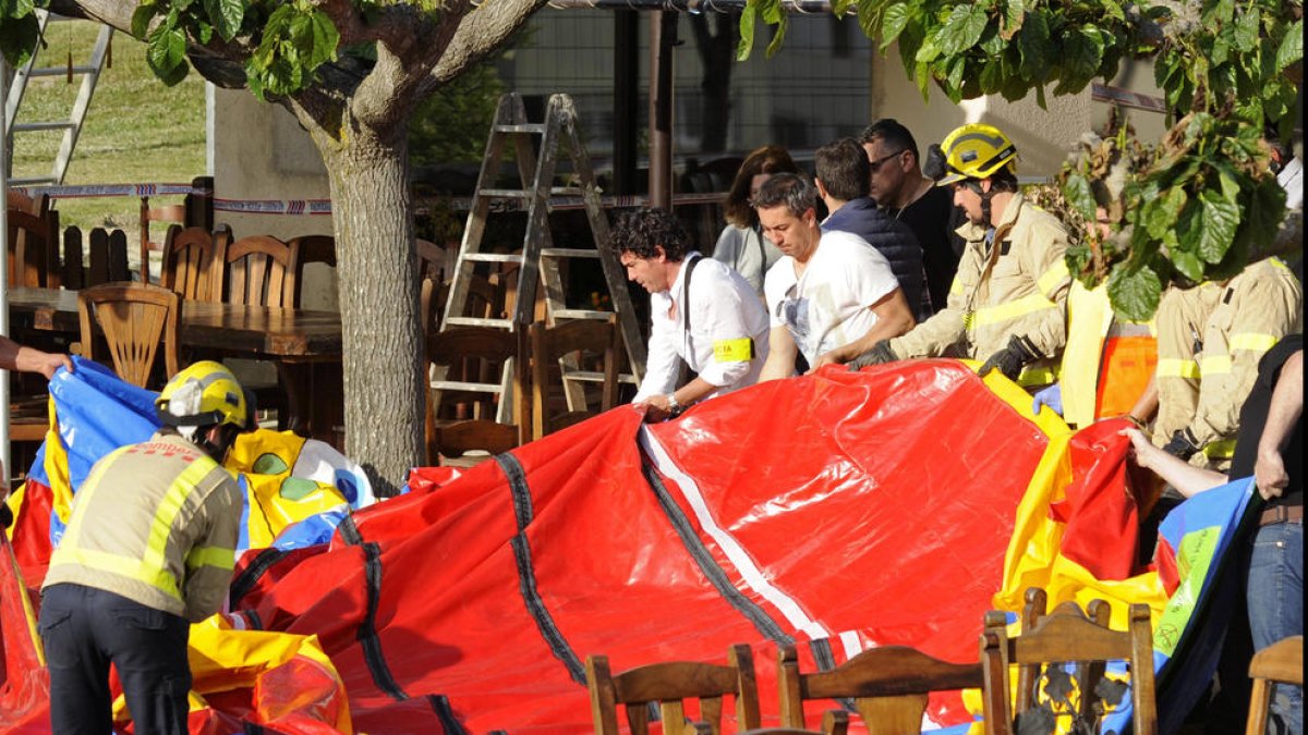 Mor una nena de sis anys per l'explosió d'un castell inflable
