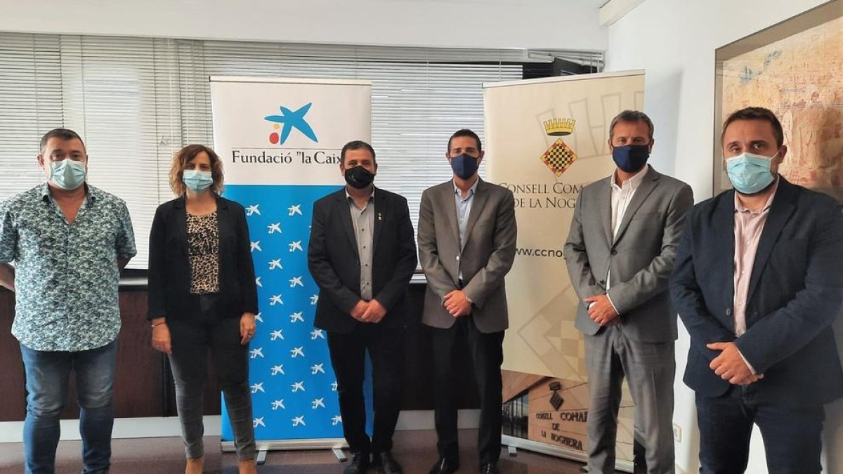 La Caixa colabora con los proyectos sociales del consell comarcal de la Noguera