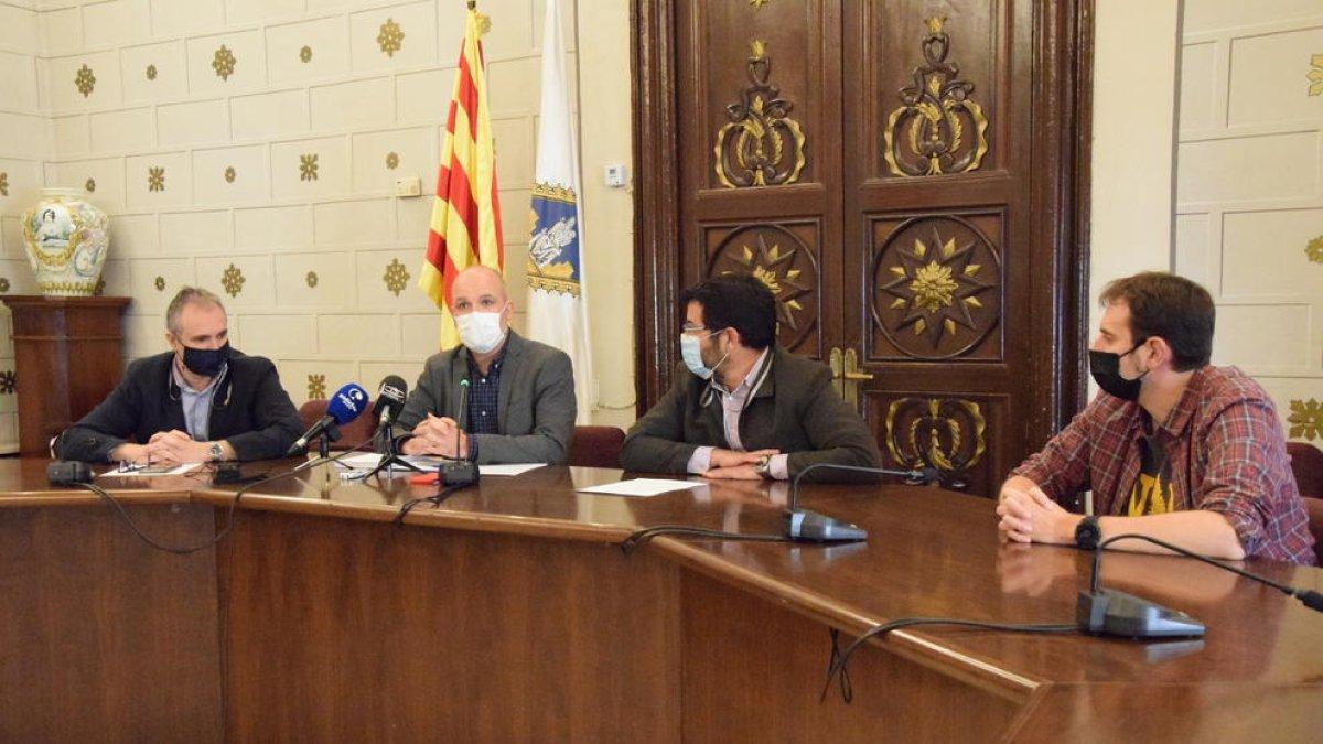 La Seu firmó ayer el convenio con la Fundació Orfeó Lleidatà.