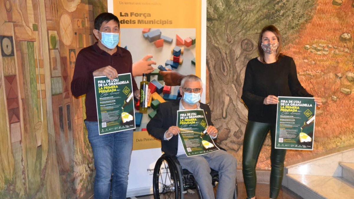 La presentació de la Fira de la Granadella, ahir a la Diputació.