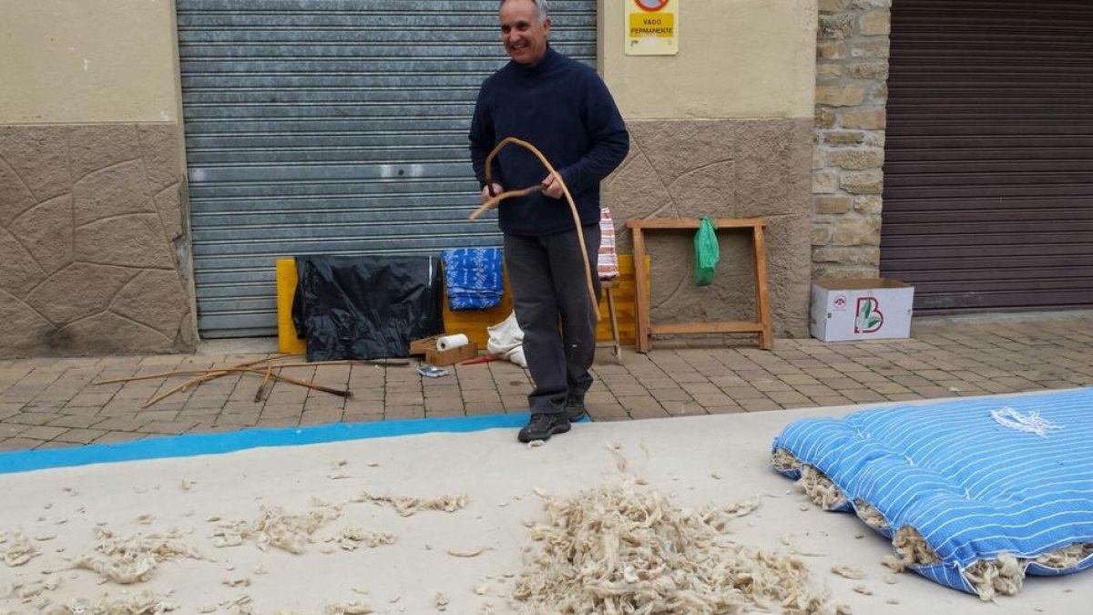Un matalasser, ofici que es podrà veure diumenge a Àger.