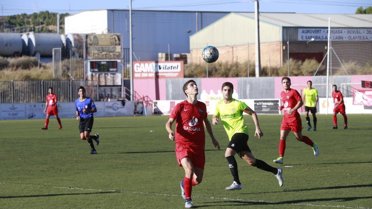 L’Alpicat va estar contra les cordes durant la segona meitat, però finalment va aconseguir el gol de l’empat.