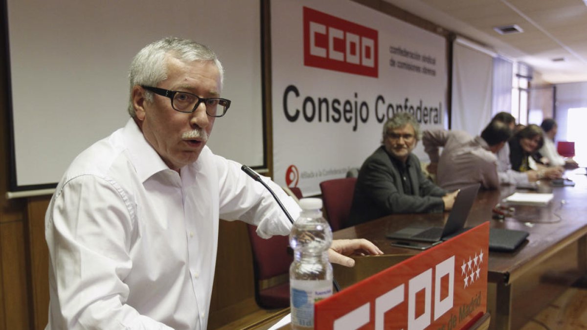 Ignacio Fernández Toxo va anunciar ahir oficialment que deixa pas a les noves generacions.