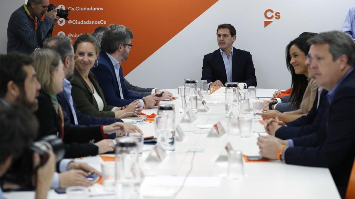 La cúpula de Ciutadans va celebrar ahir els seus resultats.