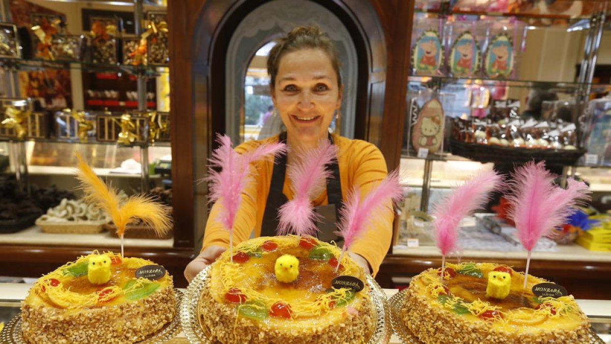 Mones de Pasqua de la cafeteria Monraba de Lleida.